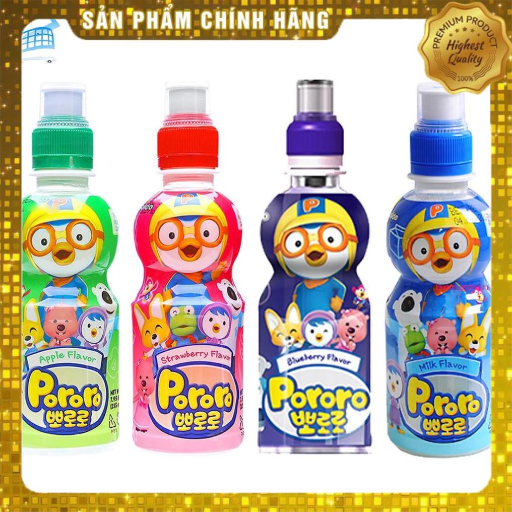 Nước Uống Pororo (4 Loại: Vị Việt Quất, Dâu, Táo, Sữa)