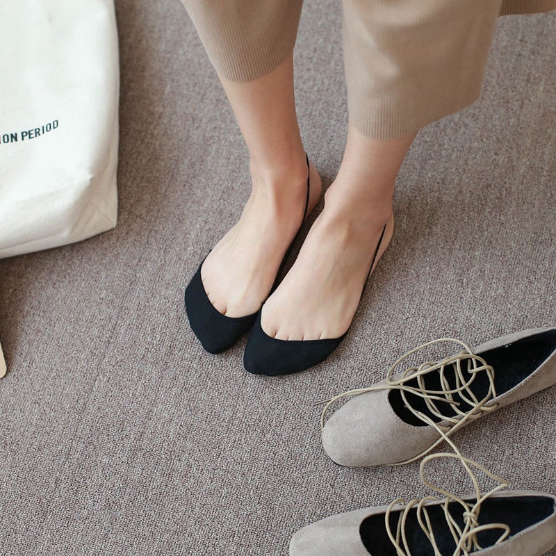 Vớ kiểu dép mềm mại thoáng khí quyến rũ dùng khi mang giày cao gót thời trang cho nữ