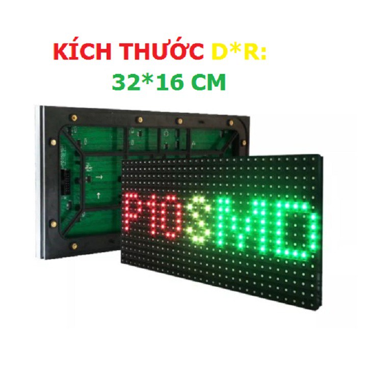 Led ma trận P10, Module led ma trận P10 3 màu - 16 x 32 - led matrix 3 màu làm biển led ma trận chạy chữ