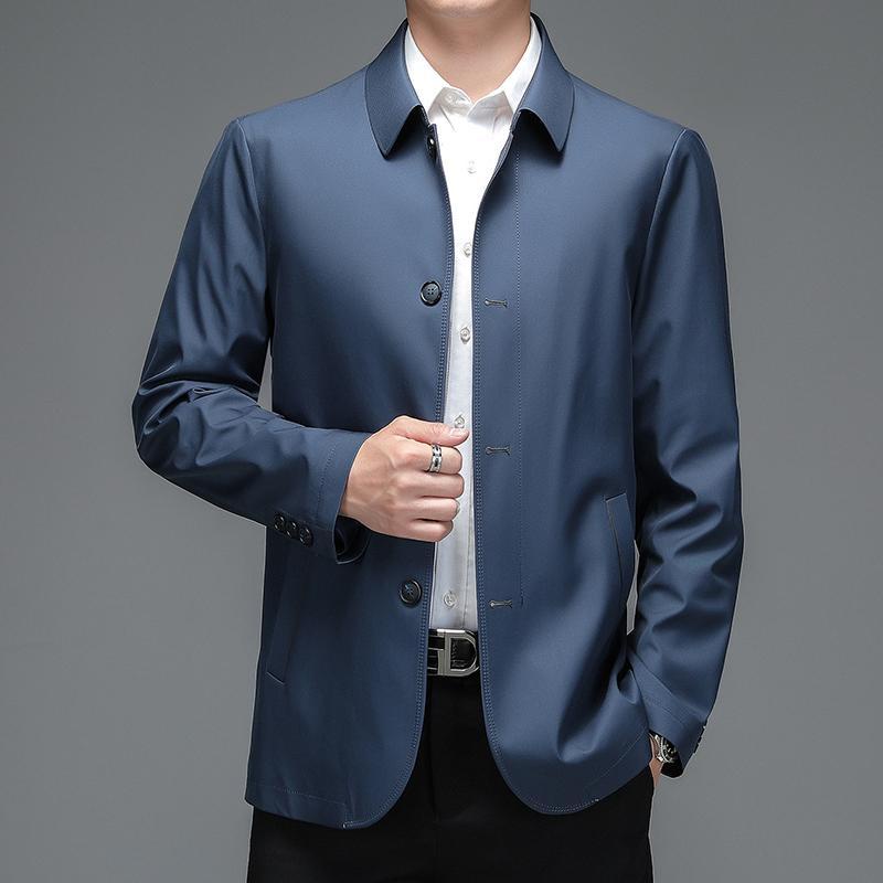 # Áo Khoác Nam# Áo Khoác Thiết Kế Mới Thời Trang Mùa Xuân Thu Dành Cho Nam Trung Niên# Áo Nam Mỏng