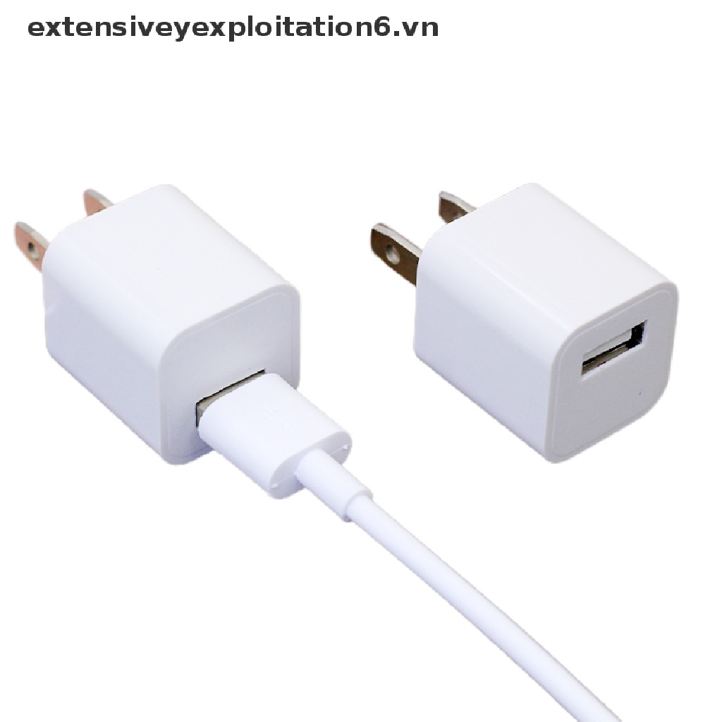 Bộ Sạc Chuyển Đổi Sạc H 5V 1A USB Kép Thông Dụng 5V 1A