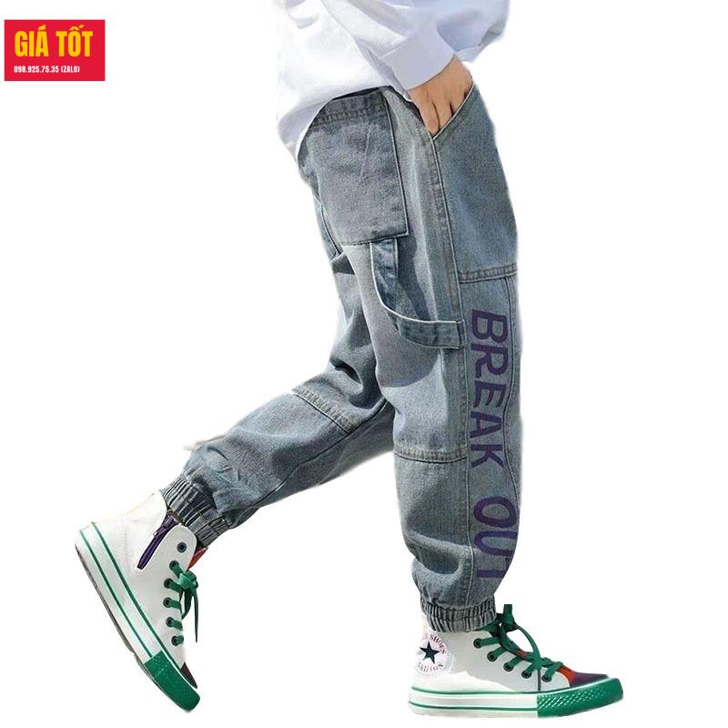 Quần jean size đại bé trai 3 - 12 tuổi☑️ Thoi trang be trai 6 tuoi☑️ Quần áo bé trai 8 tuổi 30kg, 35kg
