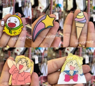 Huy hiệu cài cáo, cài cặp cute