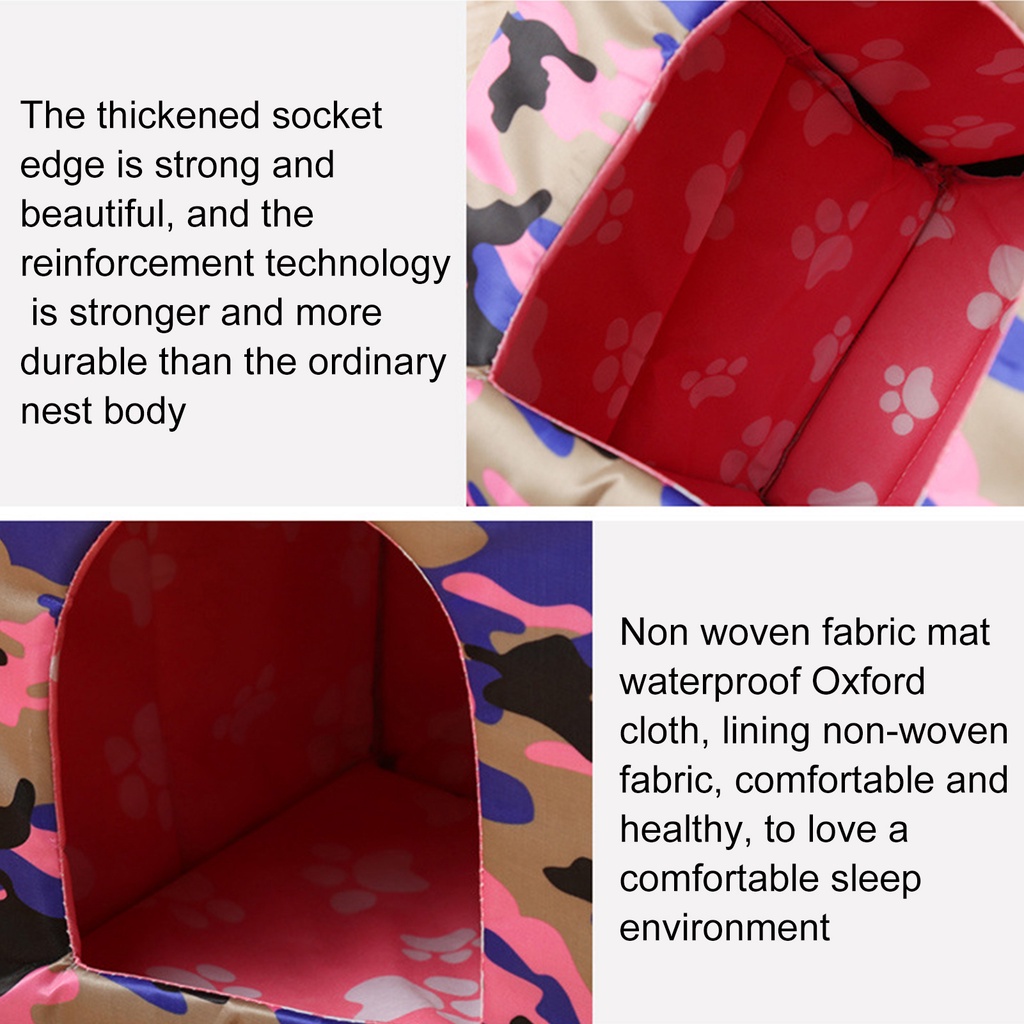 Nhà gấp được mềm mại chống thấm nước cho thú cưng