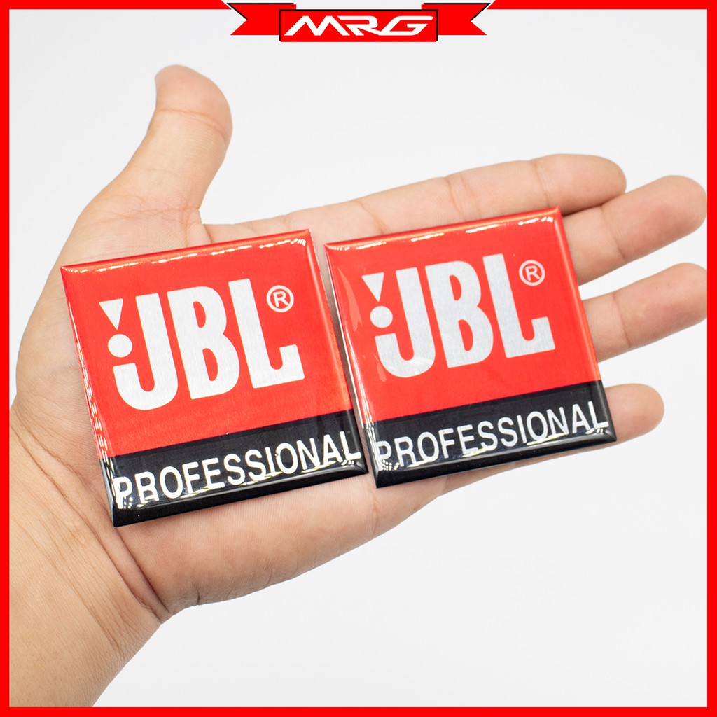 Tem Loa JBL Professional Đỏ Đen 6cm x 6cm giá 2 chiếc