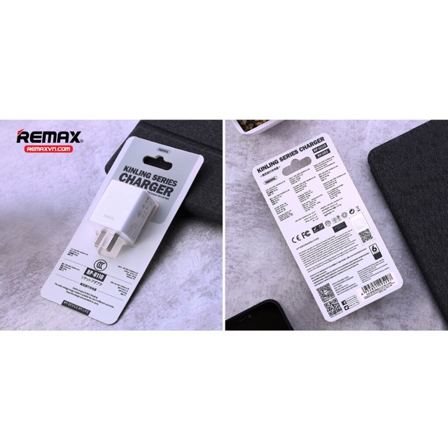 [Mã ELFLASH5 giảm 20K đơn 50K] Củ sạc Remax RP-U110 -1 ổ USB /Nguồn điện 2.1A/Chính Hãng BH 6 THáng