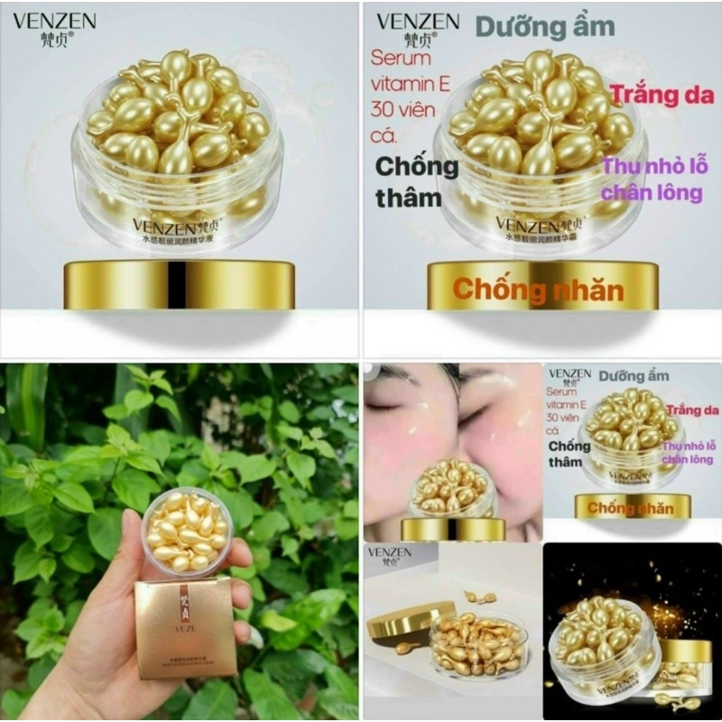 Lẻ 1 viên ❤ Vitamin E VENZEN Dưỡng Da Mịn Màng Căng Bóng | BigBuy360 - bigbuy360.vn