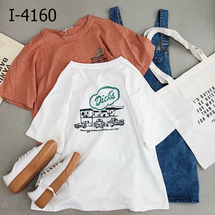 Áo Thun Nữ Unisex In Chữ Dicks ATN4160