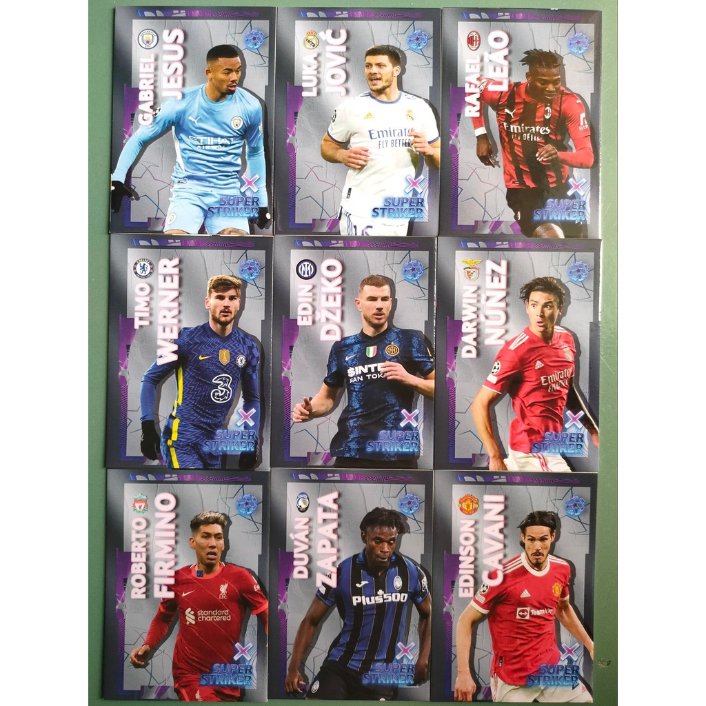 Thẻ SKY UCL SUPER STRIKER | Timo Werner, Firmino, Leao, Edinson Cavani, Gabriel Jesus, Zapata, Edin Dzeko, Nunez, Jovic