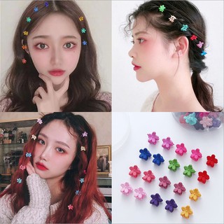 Kẹp tóc hình hoa mini phong cách Hàn Quốc đáng yêu cho bé gái
