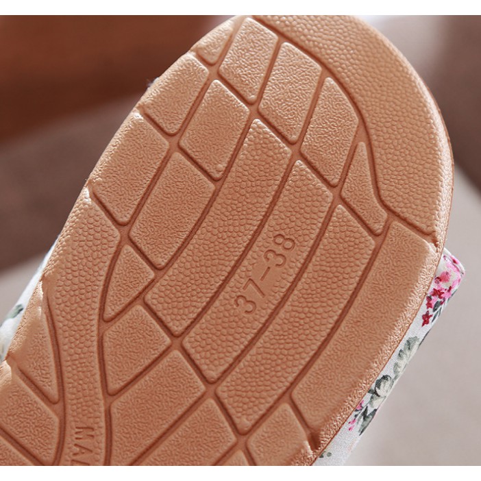 Dép cói nam quai chéo nâu đen