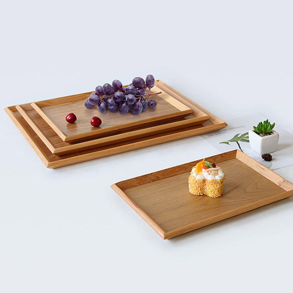 Khay Đựng Trà / Thức Ăn Vặt Cỡ Lớn Phong Cách Nhật Bản