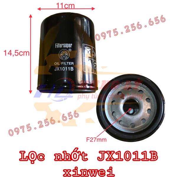 lọc Nhớt JX1011B xinwei phụ tùng ô tô phụ tùng Hùng Lỳ