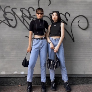 Quần basic baggy jeans