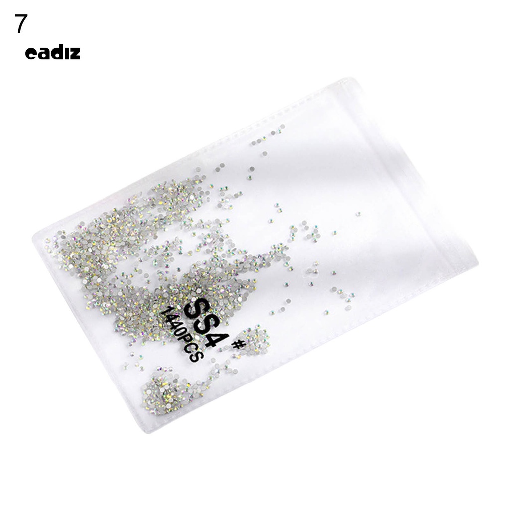 [Hàng mới về] Đá giả đính móng trang trí nghệ thuật đáy phẳng dễ sử dụng