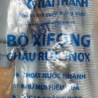 Bộ xi phông chậu rửa bát đôi