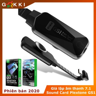 Card âm thanh - Sound card âm thanh 7.1 cho điện thoại Plextone GS1 - Type C to 3.5mm - chuyên game, phim