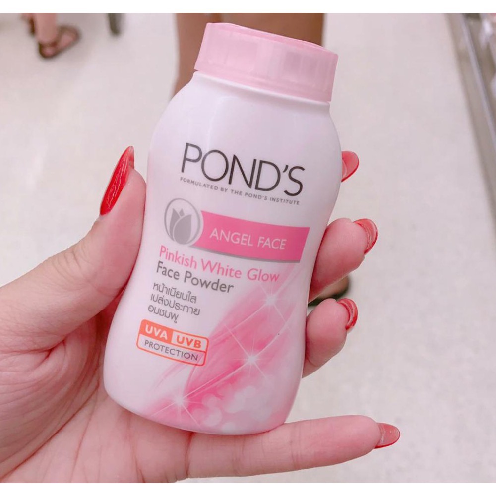 Phấn Phủ Siêu Mịn Pond's Angel Face Pinkish – dung tích mini 50g hương siêu thơm