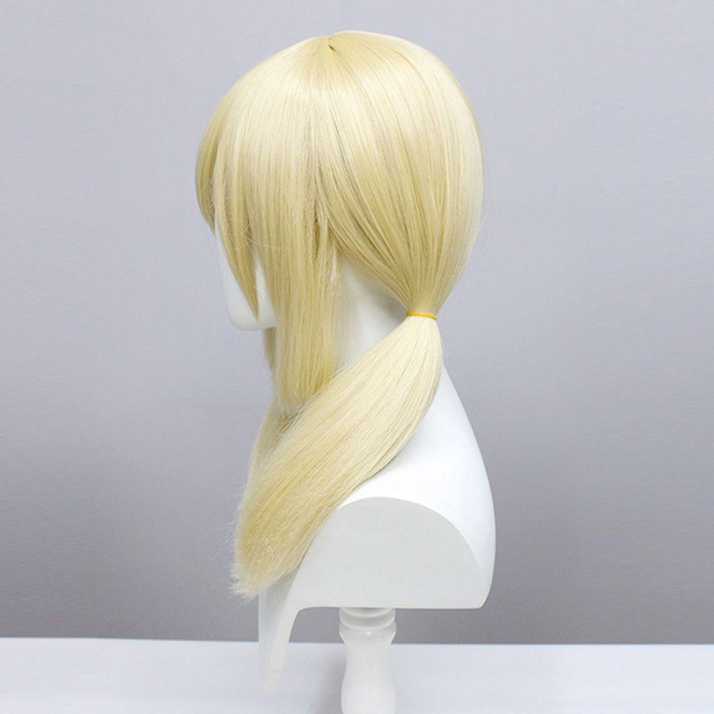 Tóc Giả Bằng Sợi Tổng Hợp Màu Be Dùng Hóa Trang Nhân Vật Anime Thời Trang|Bộ Tóc Giả Chịu Nhiệt Tốt Tiện Dụng