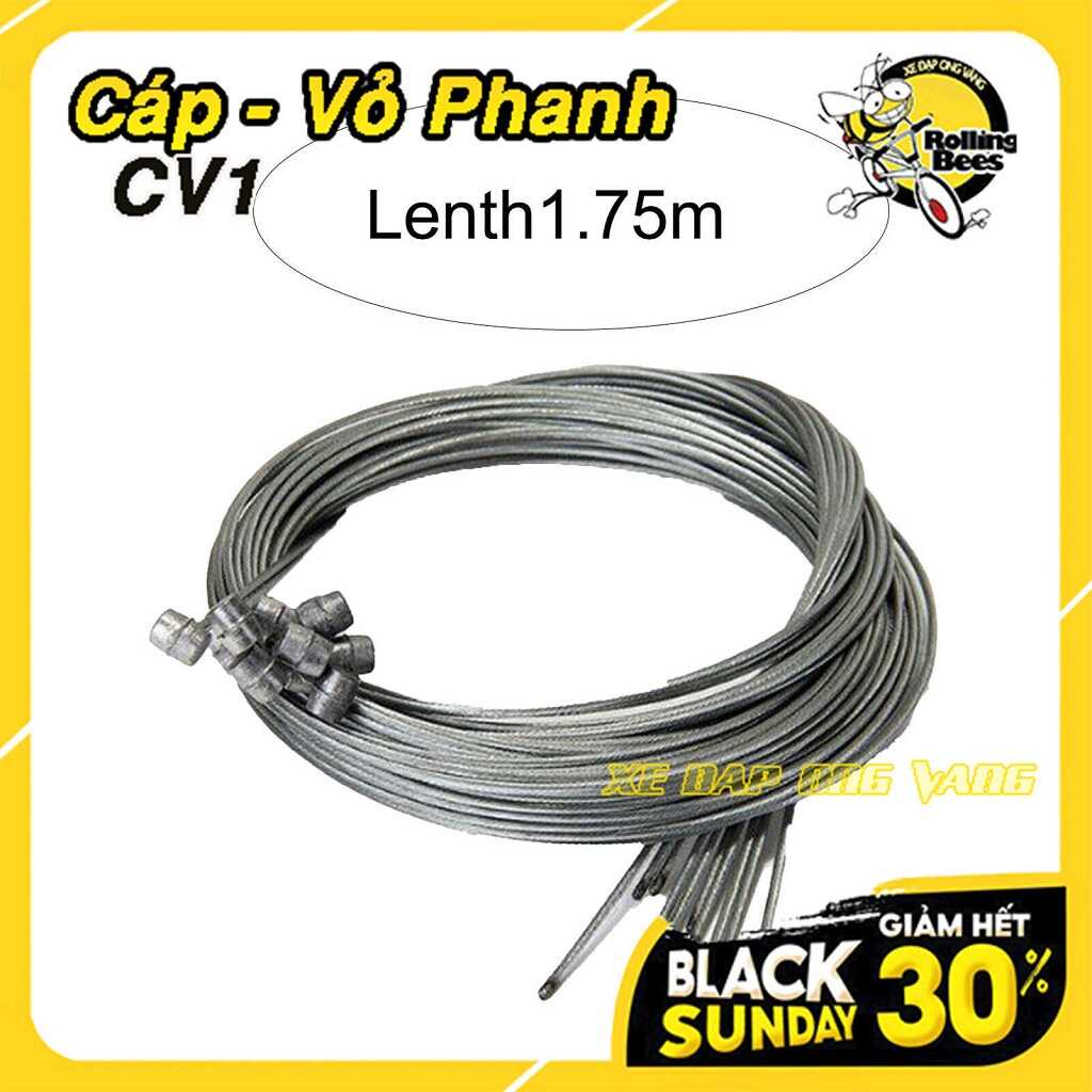 Ruột Cáp, Ruột Vỏ Dây Phanh Trước Sau Xe Đạp Phổ Thông, Xe Đạp Thể Thao