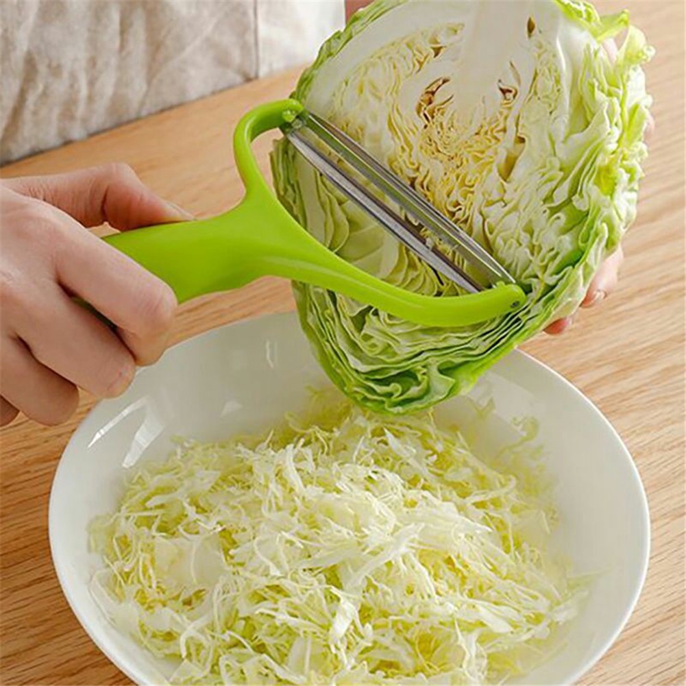 Màu xanh lá cây bắp cải Shredder Rau Peeler Chopper bắp cải Shredder Peeler