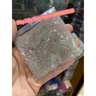 (goi 100g)Hạt cườm tấm nhiều màu