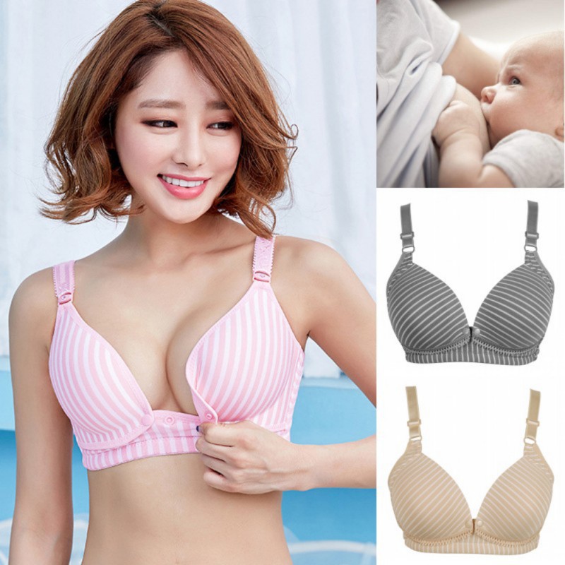 Áo ngực phối sọc tiện ích cho phụ nữ có con nhỏ