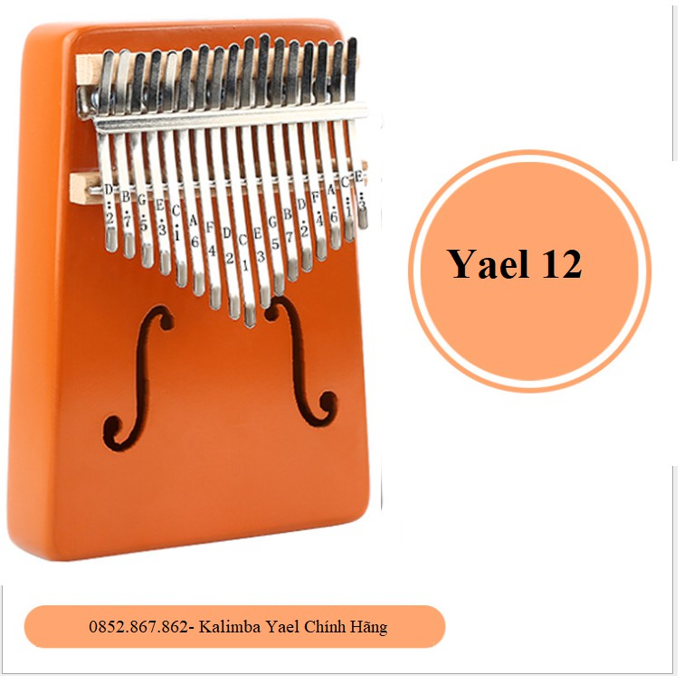 Đàn kalimba 17 phím YAEL -Cao cấp đủ phụ kiện âm vang phím chuẩn đủ mẫu YAEL0215-IM20