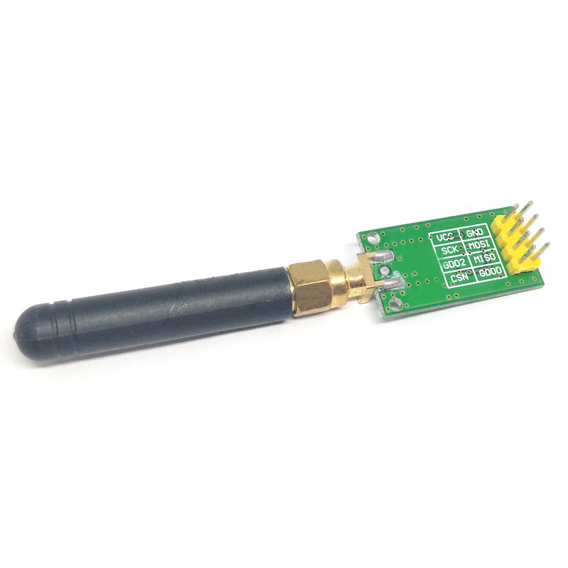 1 Bộ Thu Phát Tín Hiệu Không Dây CC1101 315 / 433 / 868 / 915MHZ + Ăng Ten SMA 1.8-3.6V