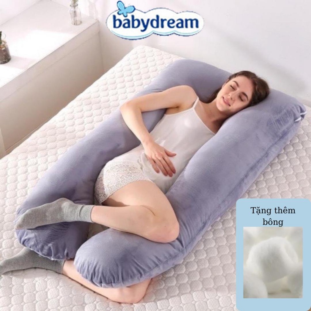 Gối Chữ U Cho Bà Bầu Hàng Cao Cấp