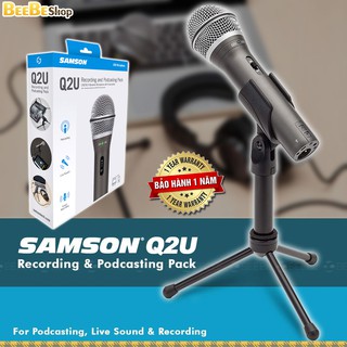 SAMSON Q2U - Micro Thu Âm USB / XLR, Đa Dụng Và Tiện Lợi