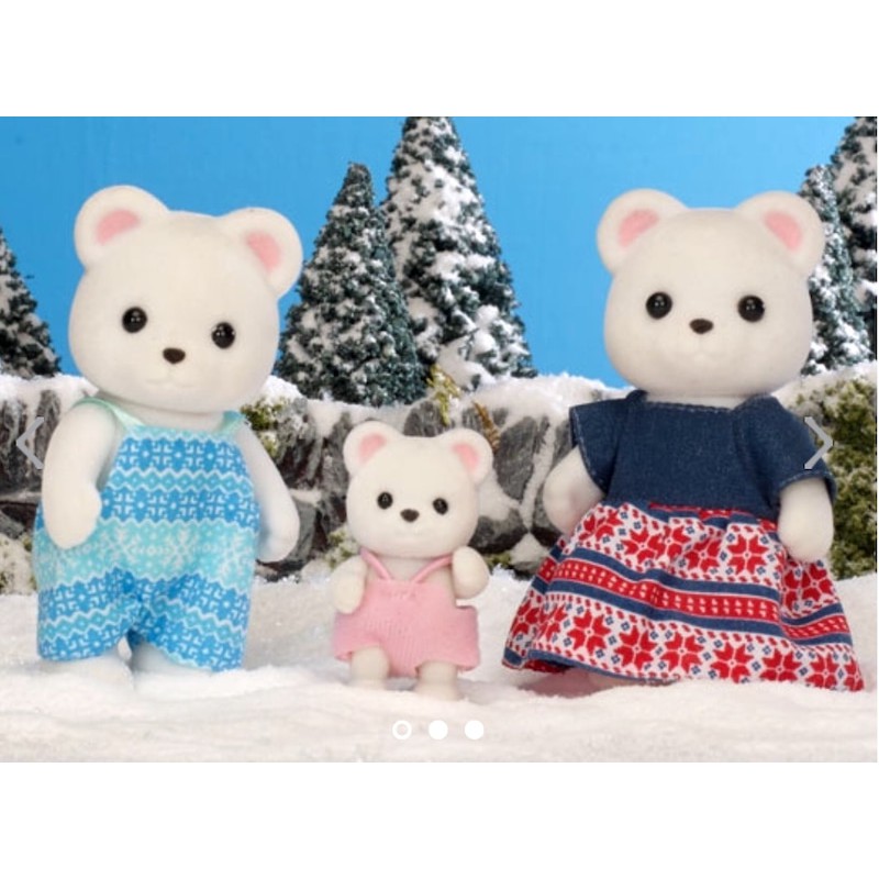 Đồ Chơi Sylvanian Families Gia Đình Gấu Bắc Cực Polar Bear Family