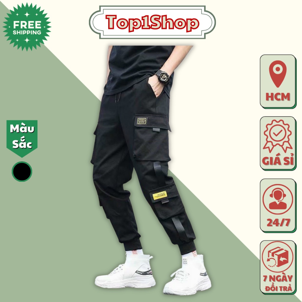 Quần jogger nam nữ Quần thể thao nam vải kaki dài trơn túi hộp bó ống phong cách Hàn Quốc dịp thu đông
