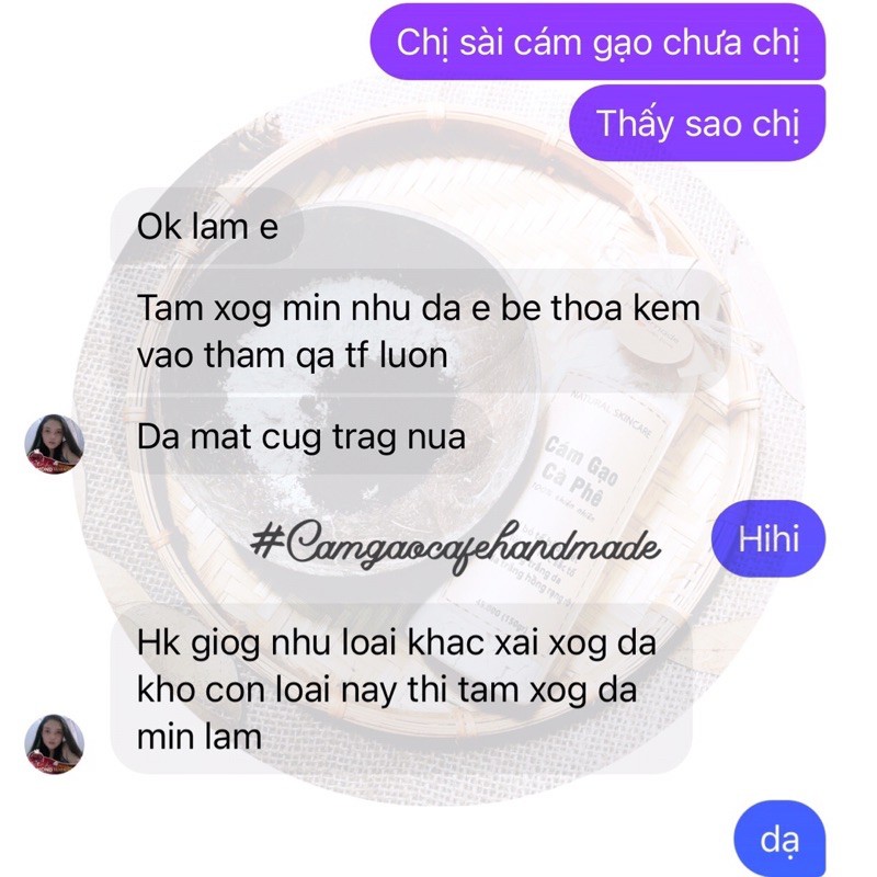 COMBO 10 CHAI CÁM GẠO CAFE NGUYÊN CHẤT ( Tẩy da chết - Ủ trắng - Mịn da )