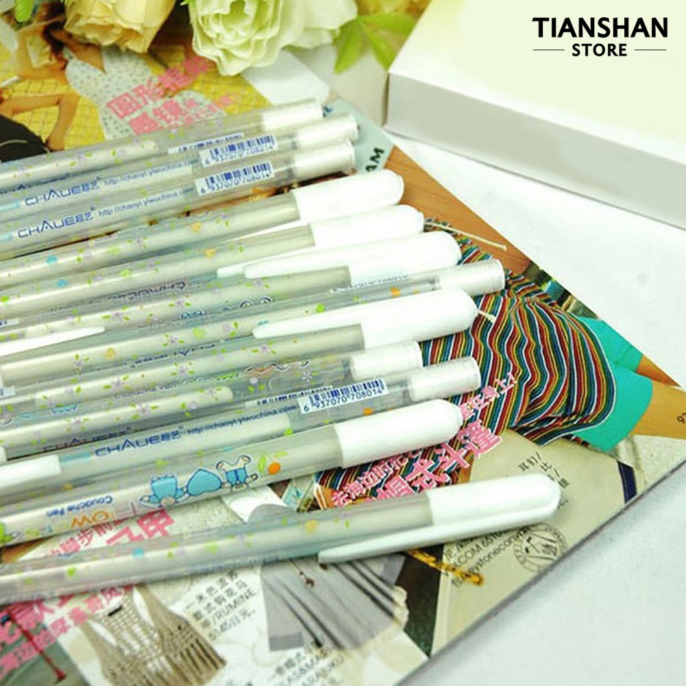 Bút Mực Gel Trắng Ngòi 0.8mm Cho Văn Phòng