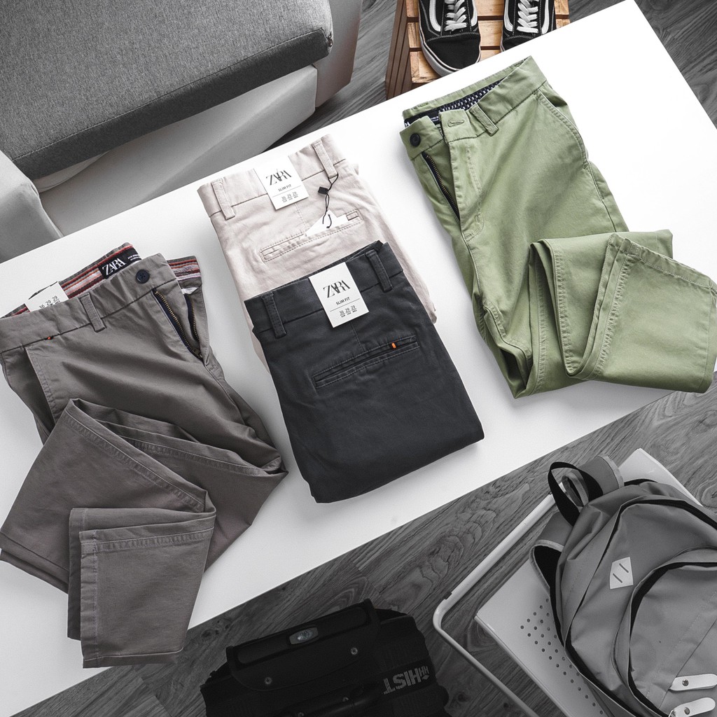 Quần kaki nam co giãn thoái dáng SlimFit ôm gọn không ôm sát 👌 | BigBuy360 - bigbuy360.vn