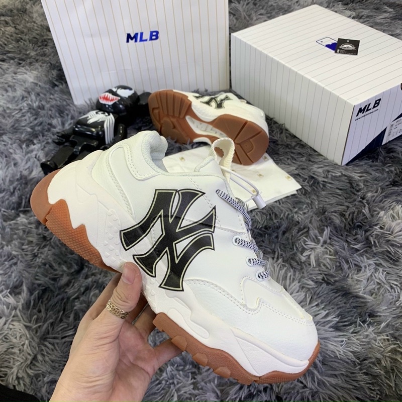 [FREE SHIP] Giày sneaker mlb đế liền đủ mẫu boston, la, ny vàng, ny đế nâu da cao cấp full size nam nữ (36-43) | BigBuy360 - bigbuy360.vn