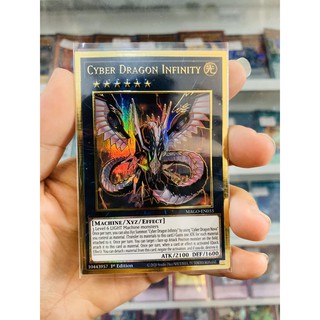Thẻ Bài Lẻ YugiOh! Mã MAGO-EN033 - Cyber Dragon Infinity - Premium Gold Rare - 1st Edition