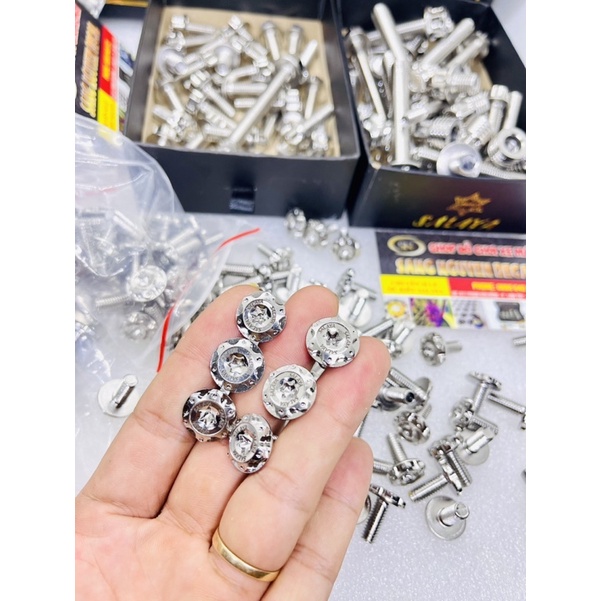 Ốc đĩa bông mai inox salaya 8li20