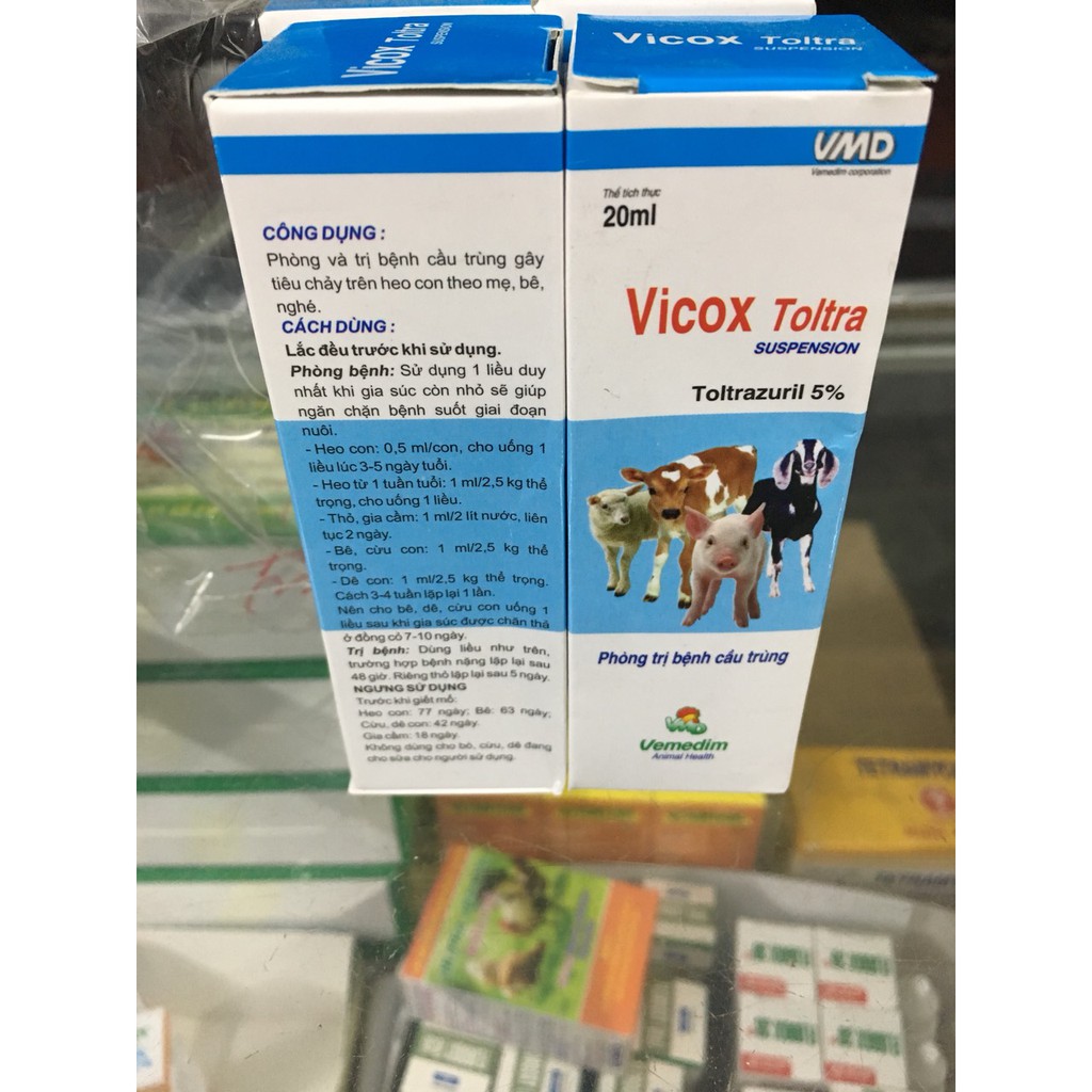 Cầu trùng VICOX TOLTRA  - chỉ dùng trong thú y