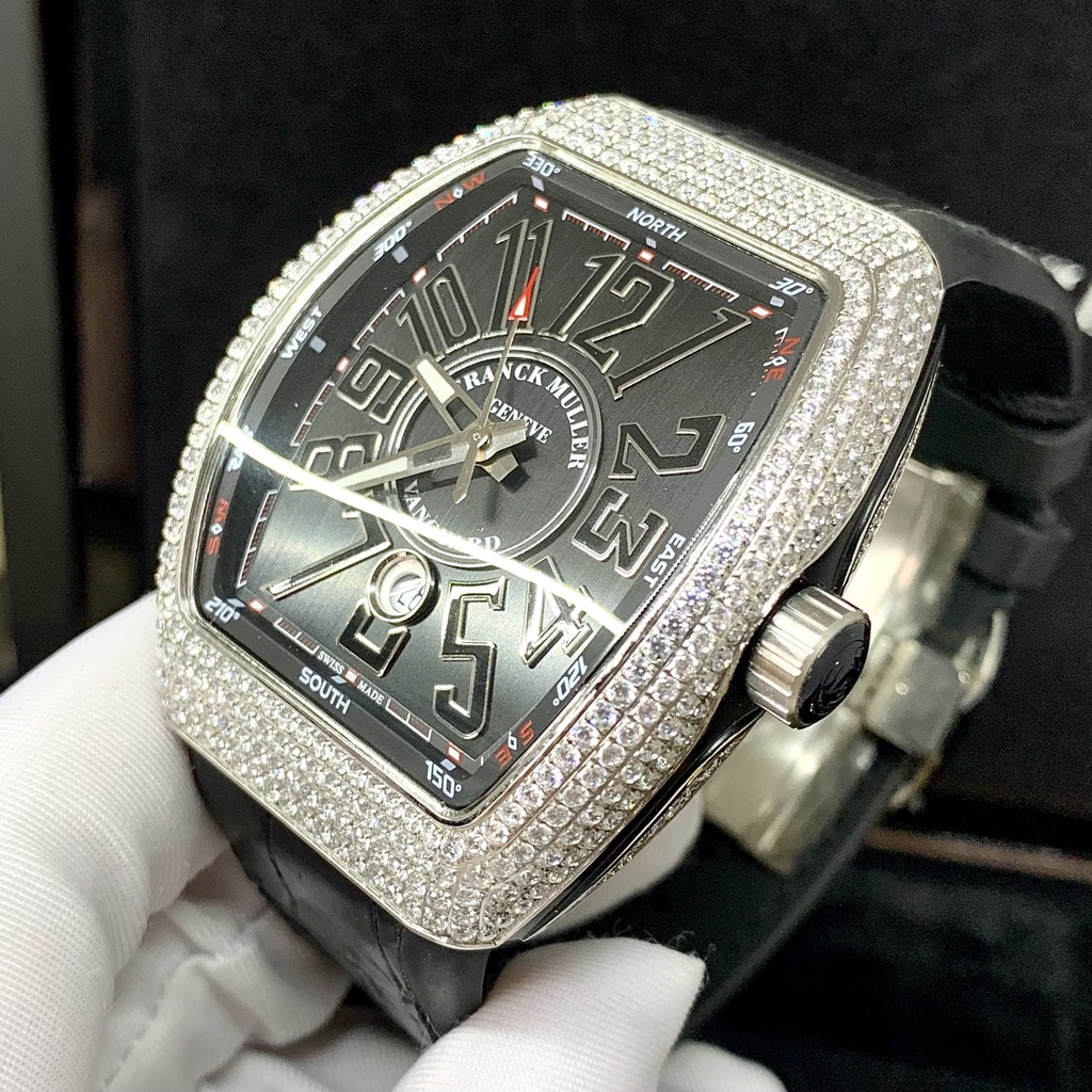 Đồng hồ nam Fra.nck-Mu.ller V45 khảm đá swarovski cao cấp