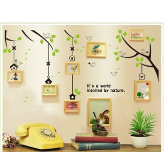 Decal giấy dán tường - cành cây mỏng tao nhã