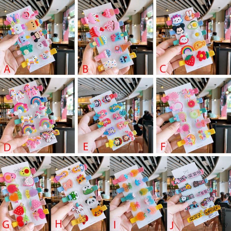 10 kẹp kiểu hoạt hình xinh xắn đáng yêu dành cho bé