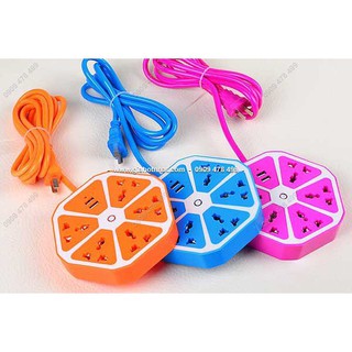 Ổ CẮM ĐIỆN HÌNH TRÁI CAM 4 CỔNG USB [ Kho sỉ ]