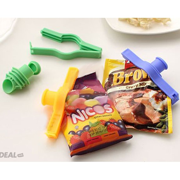 Kẹp miệng túi thực phẩm tiện lợi Kẹp niêm phong miệng túi thực phẩm có nắp đậy