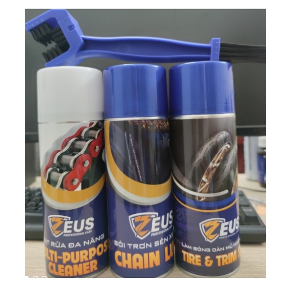 Combo Zeus Dưỡng sên  Vệ sinh sên Bóng vỏ và nhựa nhám