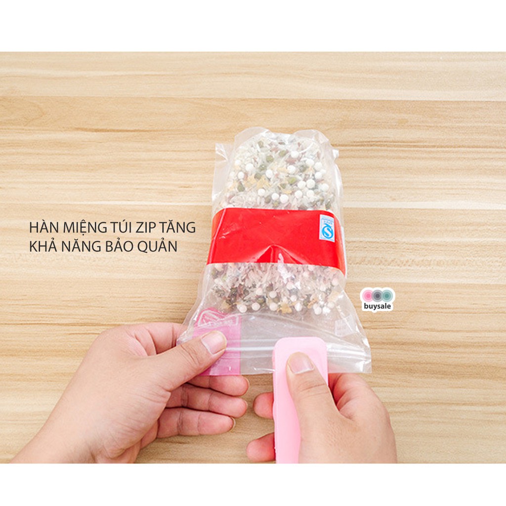 Kẹp hàn miệng túi dùng pin 3A giúp bảo quản thực phẩm trong nhà bếp (không bán kèm theo pin) - buysale - BSPK131