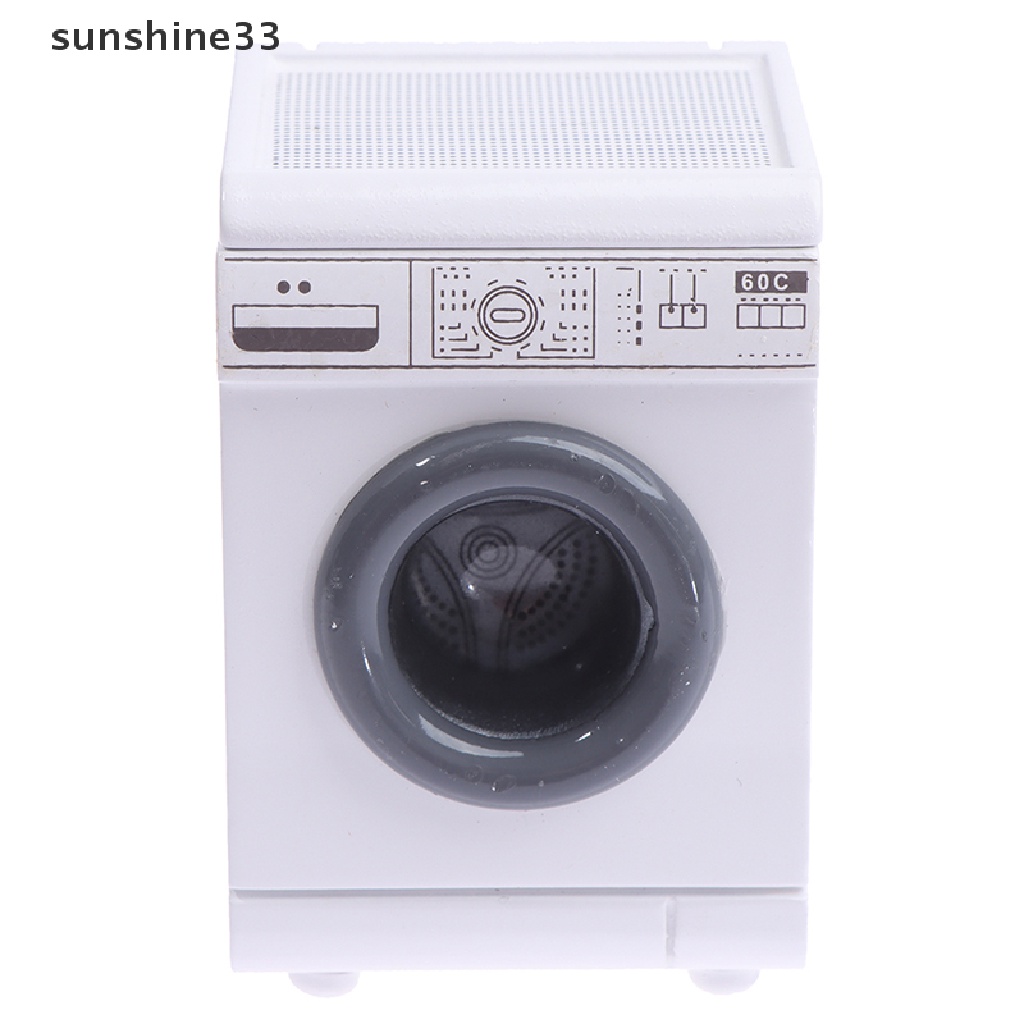 Máy giặt đồ chơi cho nhà búp bê 1/12