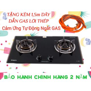 Bếp Ga Âm Cảm Biến Tự Động Ngắt GAS TAKA 208B1