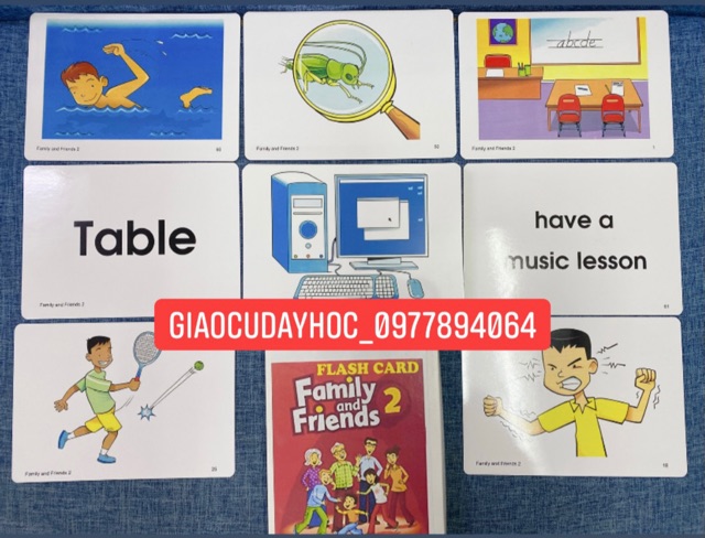 FLASHCARD FAMILY AND FRIENDS 2(1st)- cán c300